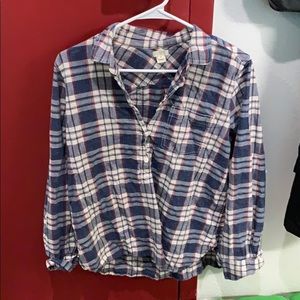 J. Crew 3/4 button up